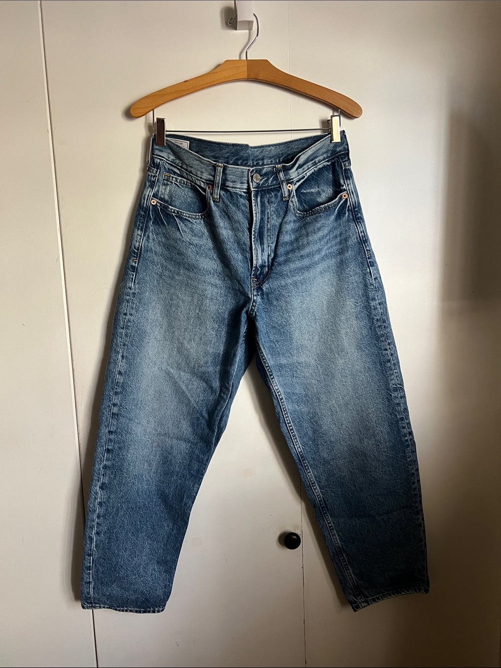 GAP Women's High-Rise Barrel Denim Jeans